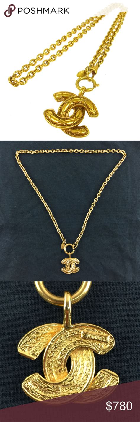 chanel pendant chain|genuine Chanel necklace.